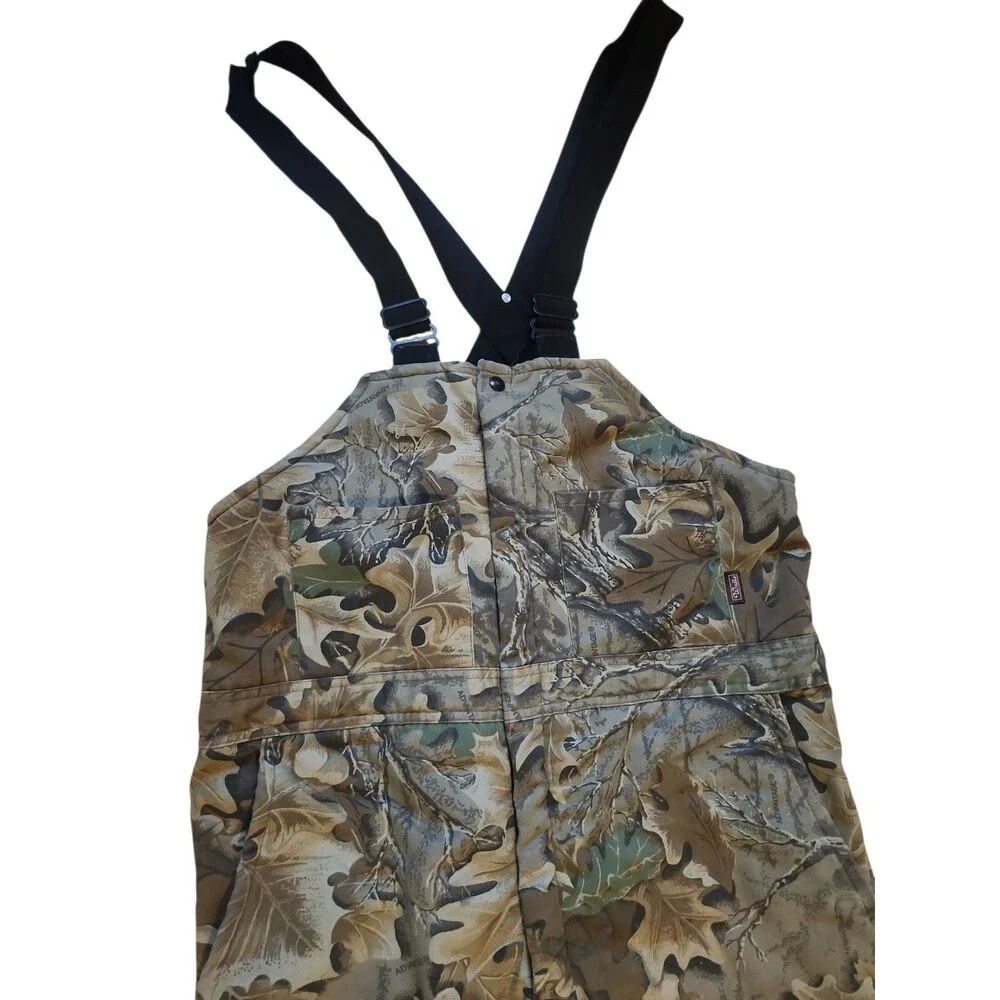 Vintage Walls Advantage Realtree Overalls Mens L Hunting Insulated Lined Outdoor - Picture 2 of 8